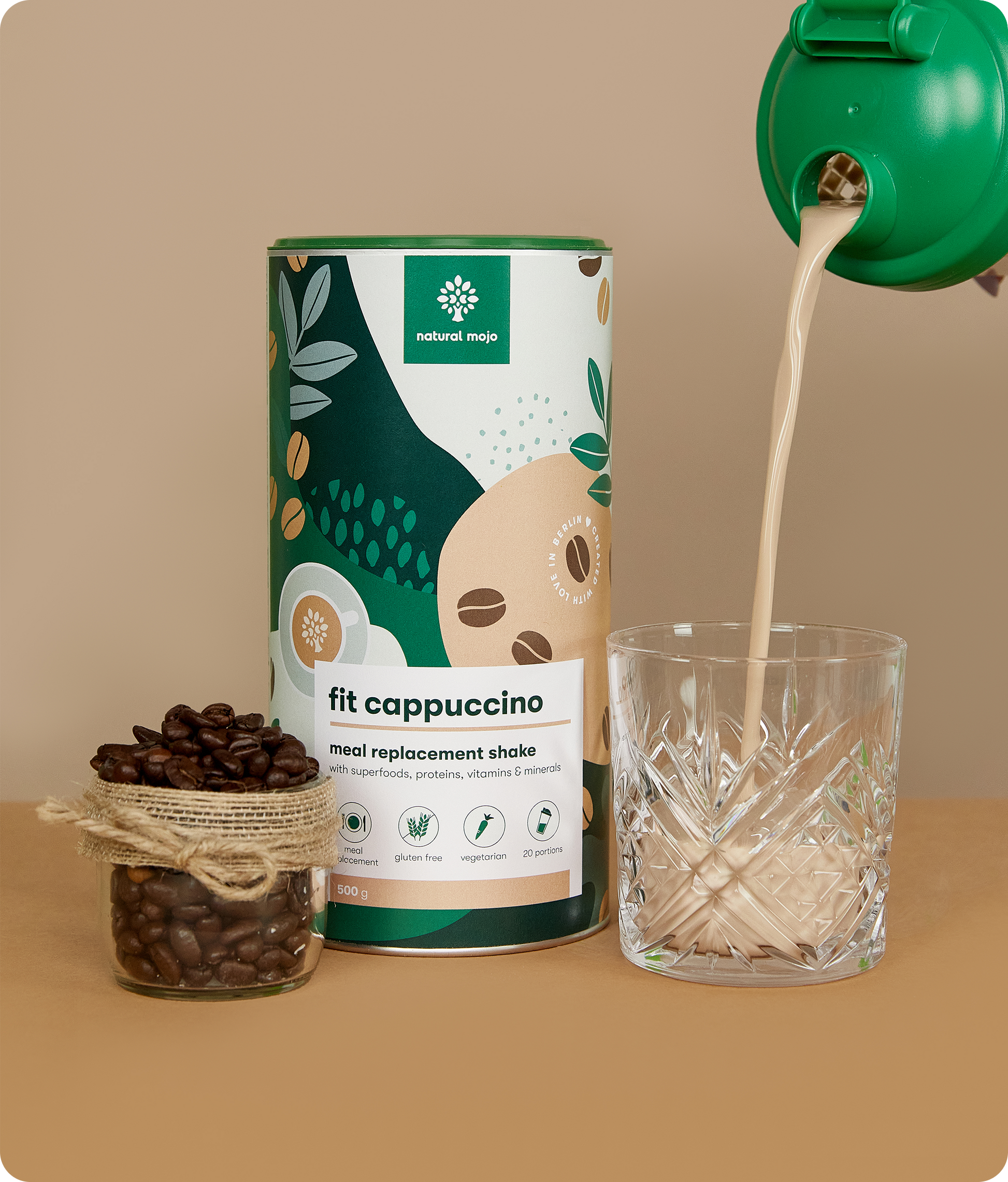Saturo Cappuccino Substitut de Repas Complet Diététique Prêt à Consommer  Riche en Protéines, Vitamines et Minéraux – Milk-Shake/Smoothie, 8 x 330ml